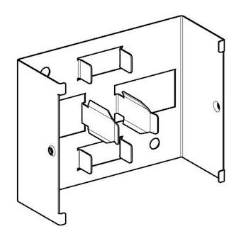 Kit d'étriers de fixation pour boîtier de réservation Geberit Duofix pour sépar|Geberit-GBR244.085.00.1