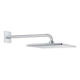 Ensemble douche de tête et bras 422 mm, 1 jet Rainshower Mono 310 Cube Chromé|Grohe-GO226564000