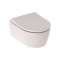 Pack WC susp Geberit iCon compact 49cm caréné, Rimfree, abat ral et déclips, blc
