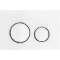Plaque Geberit Sigma21 double touche: chromé, blanc