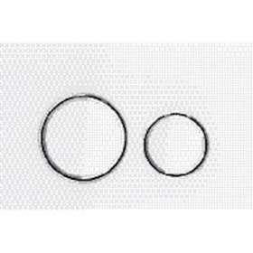 Plaque Geberit Sigma21 double touche: chromé, blanc|Geberit-GBR115.884.SI.1