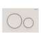 Plaque Geberit Sigma20 double touche: blanc, blanc mat