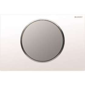 Plaque Geberit Sigma10 interrompable: blanc, chr mat|Geberit-GBR115.758.KL.5