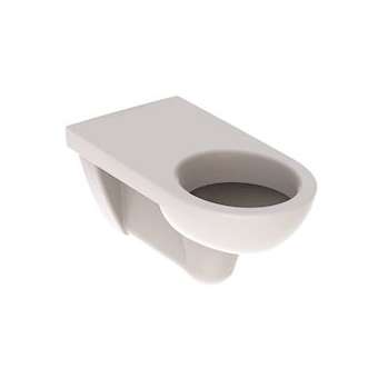 Cuvette WC susp. Geberit Renova Comfort, sans trous d'abattant, 70cm, Blc|Geberit-GBR500.918.00.1