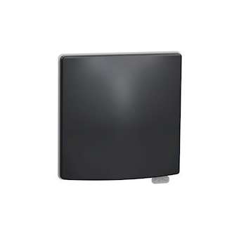 Ovalis - Sortie de câble universelle - 16..20A - IP24D Avec plaque -Anthracite|Schneider Electric-SCHS460644