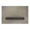 Plaque Geberit Sigma50 double touche: noir chromé, aspect béton