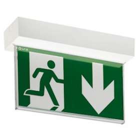 LSC Uralife V évacuation 48-110-220VDC/230VAC - pose plafond encastrée/saillie|Ura-URA128114V