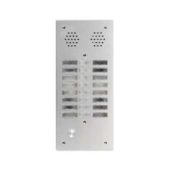 Plaque A.V Alu 6Mm 2R 16Bp|Urmet france-URM7772-16