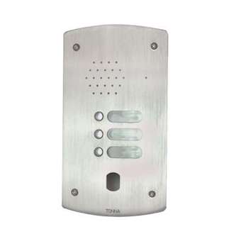 Platine téléphonique audio RTC - 3 BP - Dim. 300 x 150 x 50 mm|Tonna-TOQ668030