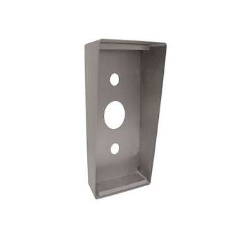 Boîtier saillie avec visière anti-pluie inox pour platine digitale inox GTO 62xx|Golmar-BITGAP-GTO62