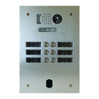 Plaque Video Alu 2R 6 Bp 2 Voice|Urmet france-URMV83-206
