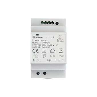 Alimentation modulaire 12 Vcc 4.5 A, 3 modules DIN|Golmar-BITTALM4512-3