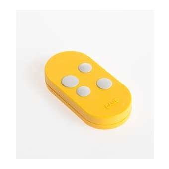 Transmetteur 4 canaux double fréquence rolling code jaune|Came france-KAM806TS-0123