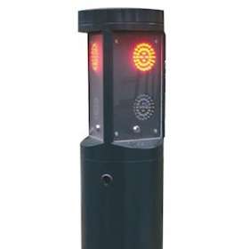 totem 4 feux r/o h1500 diam 273 pompier tri 11 ral 7021|Faac france-FAATOTEM4FN