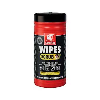 WIPES SCRUB lingettes nettoyantes - dévidoir 75 unités|Griffon france-GF26307282