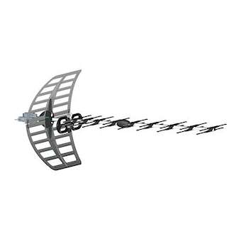 Antenne ZENITHD 9 passive 4G - UHF 21/60 - Gain 14,7 dBi - L 1,25 m - noire|Tonna-TOQ256009