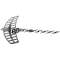 Antenne ZENITHD 9 passive 4G - UHF 21/60 - Gain 14,7 dBi - L  1,25 m - noire