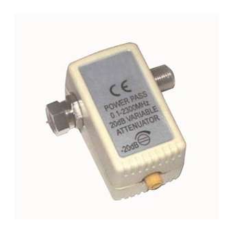Atténuateur variable 0/20 dB - 47/2400 MHz - Passage alimentation LNB|Tonna-TOQ310410
