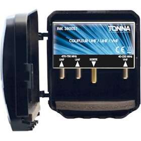 Coupleur 4G 800 - 3 entrées - BI + FM/BIII/UHF|Tonna-TOQ360030