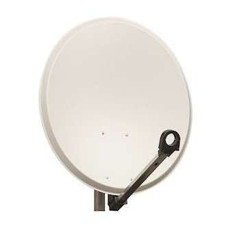 Parabole acier grise 65 cm - Dim: 63 x 58 cm|Evicom-EVCSOFS65A