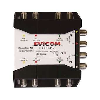 Répartiteur asymétrique 4 x 4 voies BIS|Evicom-EVCSCSC412