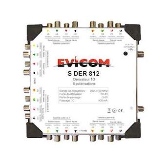 Dérivateur asymétrique 8 x 8 BIS|Evicom-EVCSDER812