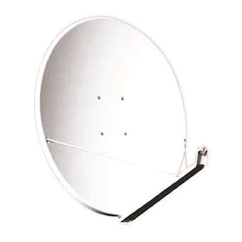 Parabole fibre-SMC 150 cm blanche - Dim:151 x 161 cm|Evicom-EVCSPAF150