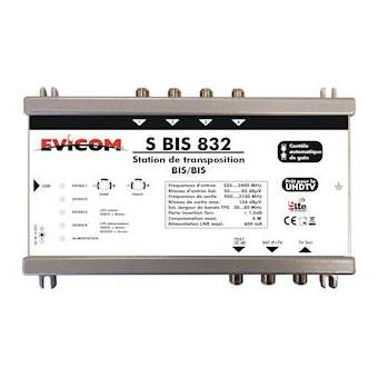 Centrale de transposition BIS/BIS 32 canaux 4 entrées satellites|Evicom-EVCSBIS832