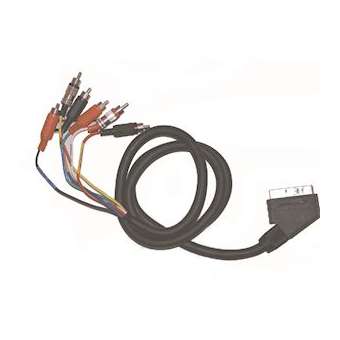 Cordon péritélévision/6 RCA mâle - L 1,20 m|Tonna-TOQ380453