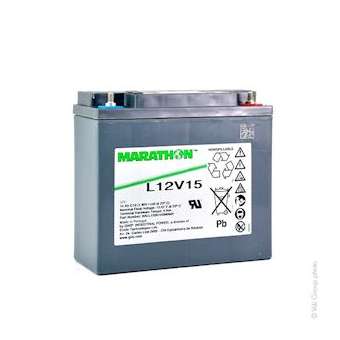 Batterie(s) Batterie plomb AGM MARATHON L12V15 12V 14Ah M6-M|Enix energies-NXGAMP80156