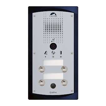 Portier vidéo 4 BP loi Handicap avec carte suppression bruit de fond intégrée|Castel-CST660.6310