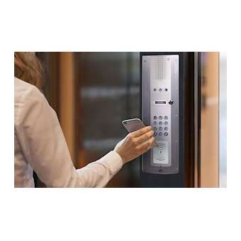 Portier audio IP/SIP 1 BP clavier loi Handicap avec lecteur BLE PoE|Castel-CST590.1060