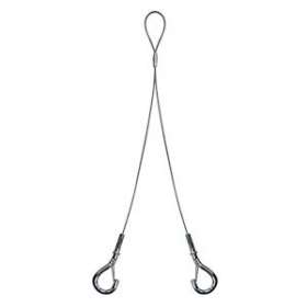 Accessoire Y N2 (45kg) brins 300mm embouts Crochet (EC)|Gripple-GPPY2AJ300EC