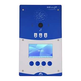 Poste audio video bidirectionnelle 4 bp écran TFT version désinfectable alim PoE|Castel-CST540.4600