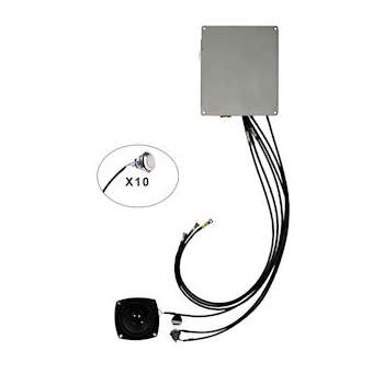 Kit portier audio micro, HP et 10 BP et 3 leds handicap PoE|Castel-CST590.5605