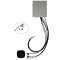 Kit portier audio micro, HP et 10 BP et 3 leds handicap PoE