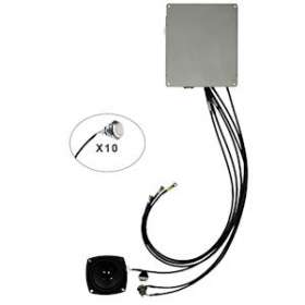 Kit portier audio micro, HP et 10 BP et 3 leds handicap PoE|Castel-CST590.5605