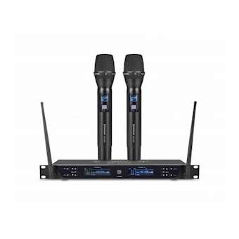 Système microphone HF double canaux avec 2 micros mains|Rondson-ONDBE-2020