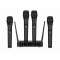 Système microphone UHF avec 4 micros mains