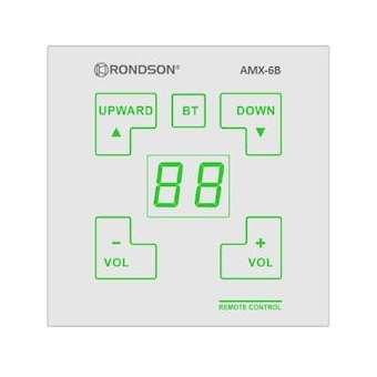 Panneau mural de commande à distance pour AMX-6120/6240 - Bluetooth|Rondson-ONDAMX-6B