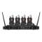 Ensemble microphone UHF 4 canaux avec 4 micros cravate