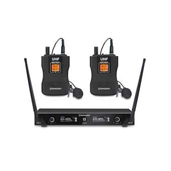 Ensemble UHF double diversity avec 2 micros cravates|Rondson-ONDBE-1020-2BP