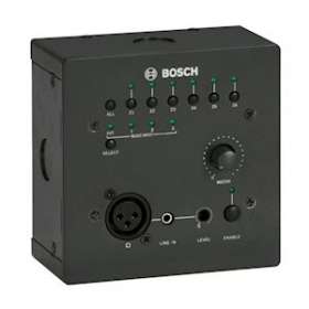 Platine de commande murale permettant de sélectionner à distance une des 3 sourc|Bosch sono-PHSPLN-4S6Z
