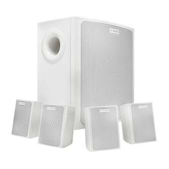 Système de diffusion LB6 composé d'un module de grave et 4 satellites. 2X100W 8|Bosch sono-PHSLB6-100S-L
