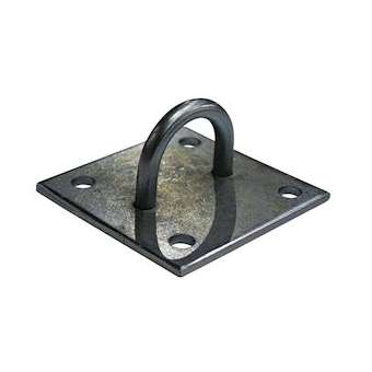 Platine d'ancrage 100x100mm pour la fixation mural des systèmes CTI et EP|Gripple-GPPPLAT100