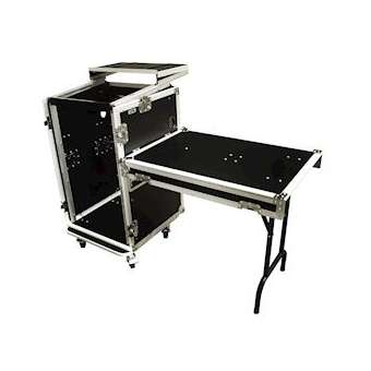 RACK CASE 10/18U, Boîtier universel 19 '18U avant + dessus 10U, roulettes, noir|Sonoprof-ONF00009171