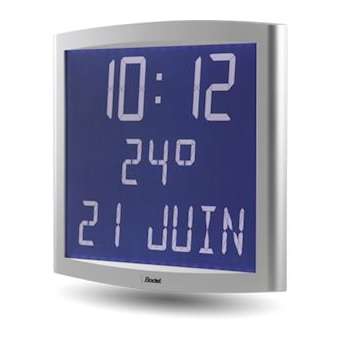 Opalys date radio synchro ALS alu|Bodet Time & Sport-BDT938222A