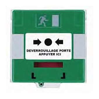 Déclencheur Manuel Vert, 3 Contacts Avec Capot Et Leds|Acie-AIE1BDG-3CLED