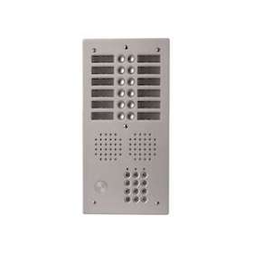 Platine aluminium 5mm audio 2 rangées avec clavier 12 boutons|Golmar-BITUHRCL2012