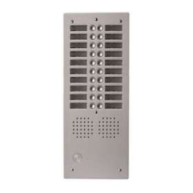 Platine aluminium 5mm audio 2 rangées 20 boutons|Golmar-BITUHR2020